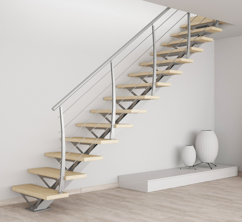 Escalier à limon central ZEN