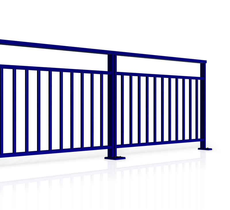 Garde-corps aluminium barreaudage IVORITE