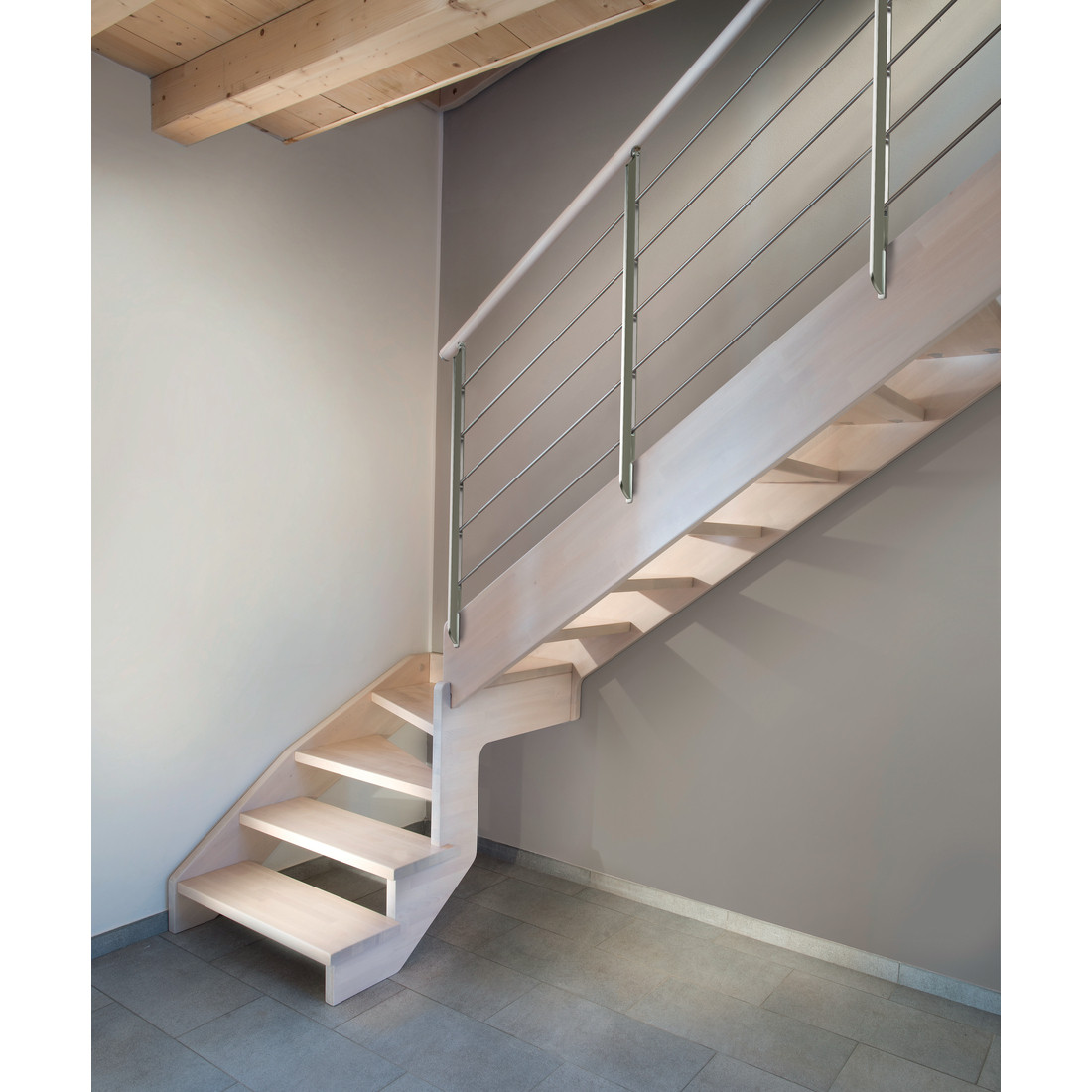 Escalier bois design FLO 130