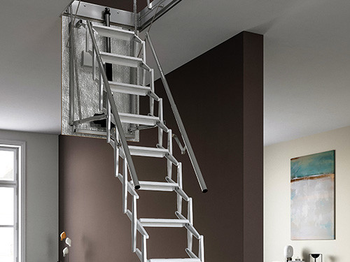 Escalier escamotable métal : Escaliers Échelle Européenne